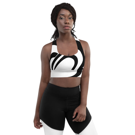 Craftklart Ladies Longline Sports Bra - Premium Sports Bra from Craftklart - Just $40.00! Shop now at Craftklart