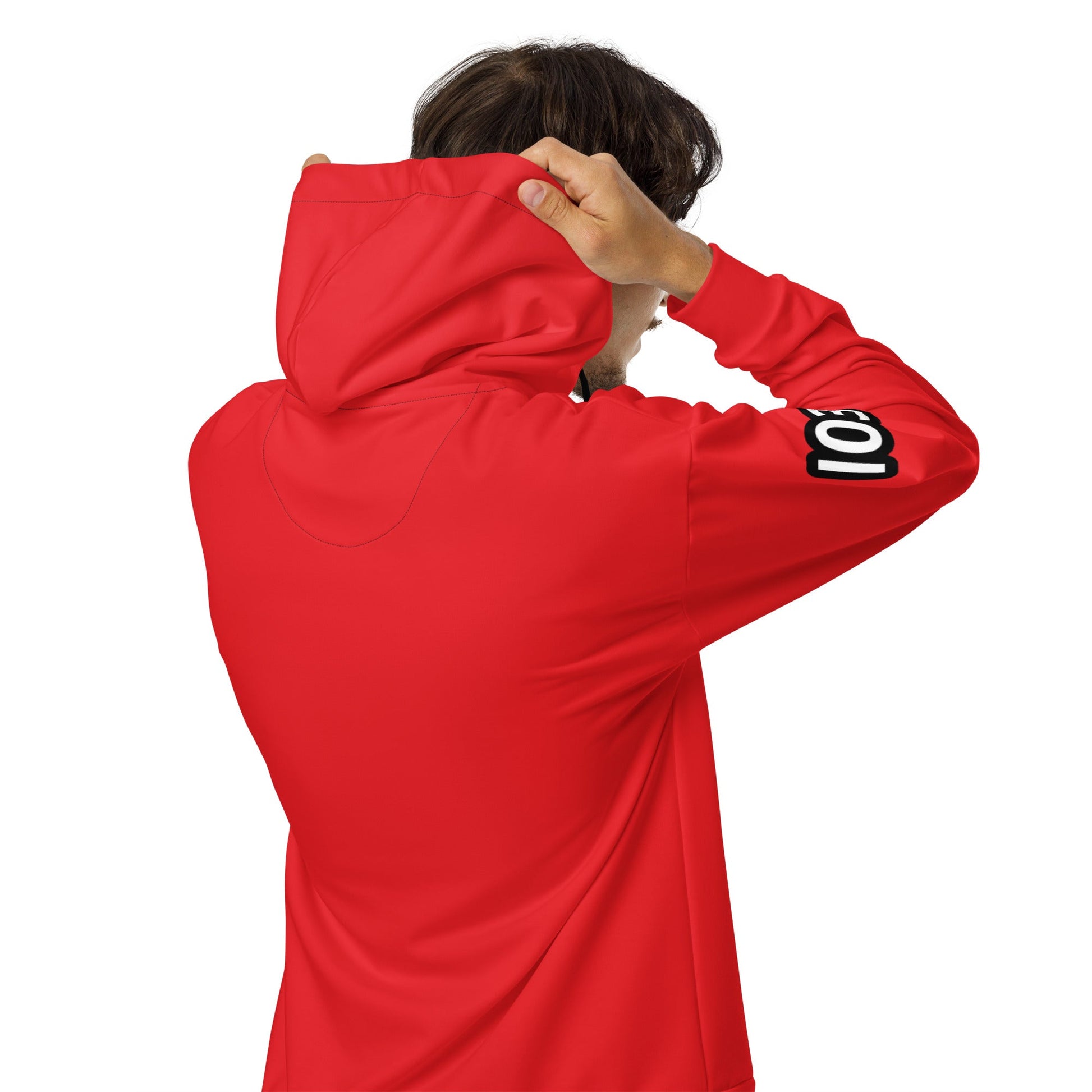 Craftklart Urban Red 103 Unisex Zip Hoodie - Premium Hoodie from Craftklart.store - Just $43.50! Shop now at Craftklart.store