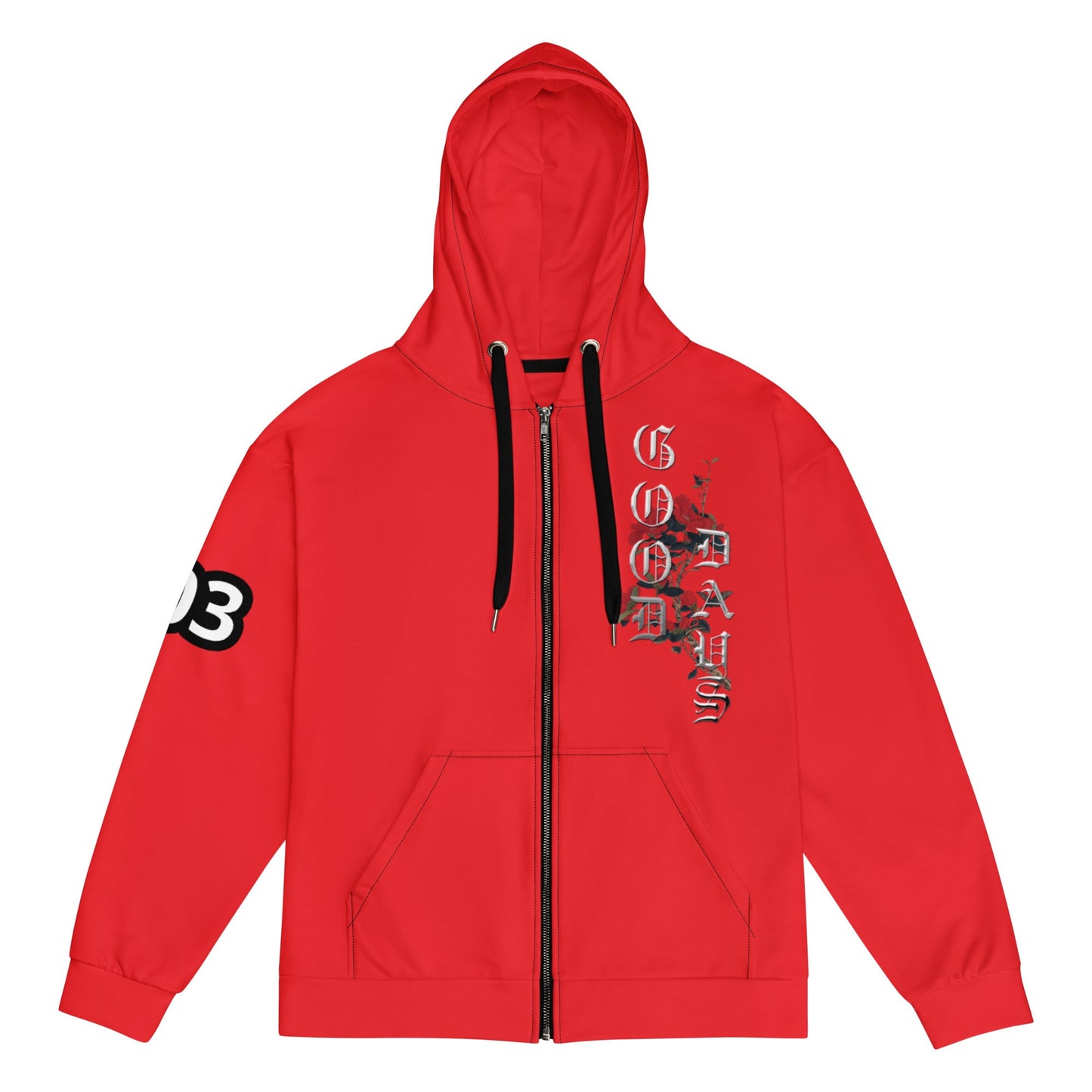 Craftklart Urban Red 103 Unisex Zip Hoodie - Premium Hoodie from Craftklart.store - Just $43.50! Shop now at Craftklart.store