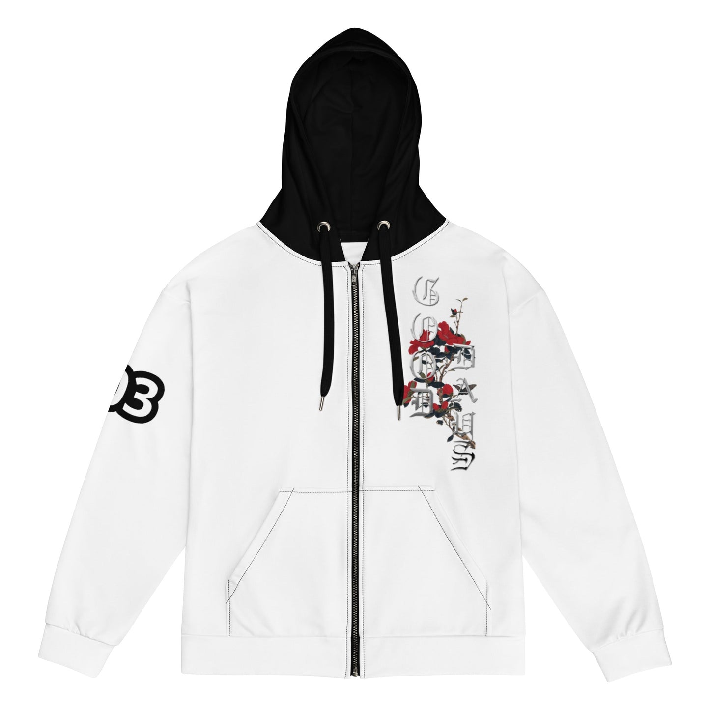 Craftklart Urban 103 White Unisex Zip Hoodie - Premium Hoodie from Craftklart.store - Just $43.40! Shop now at Craftklart.store