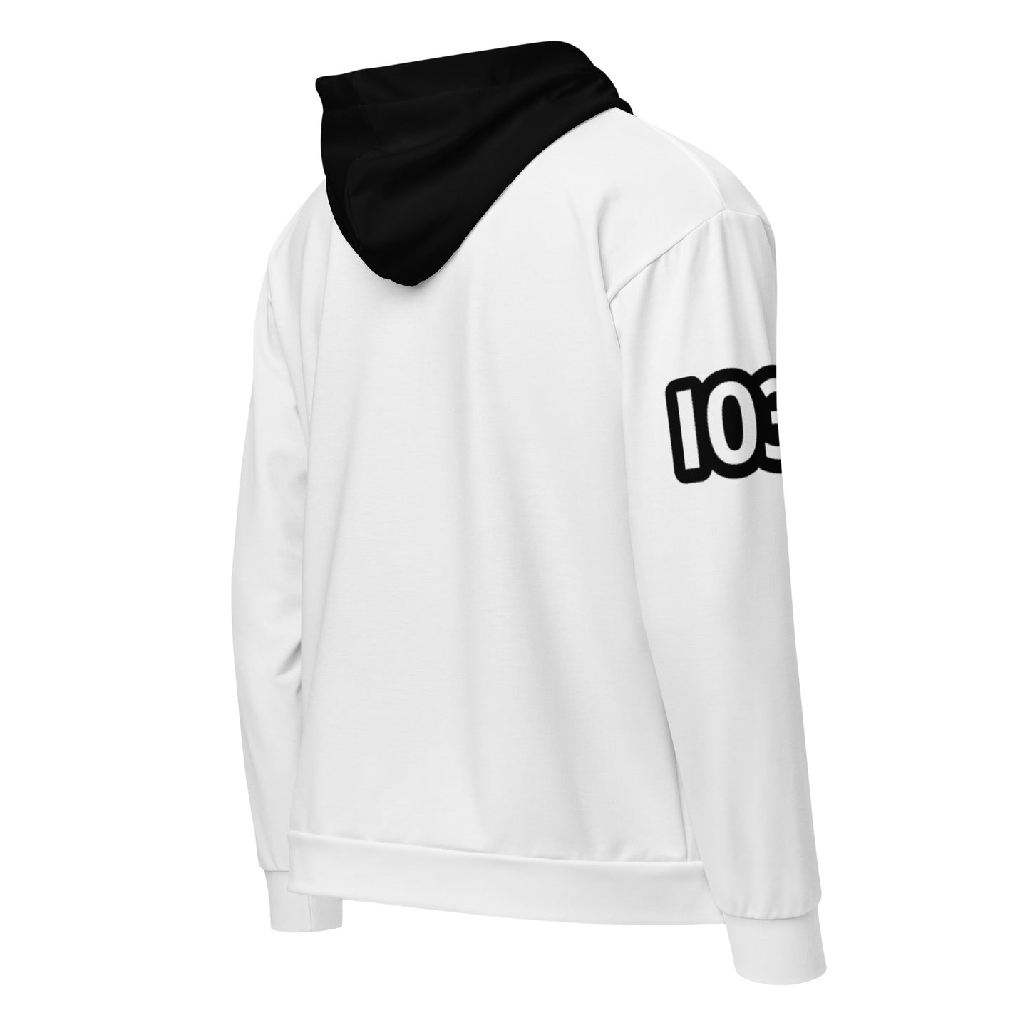 Craftklart Urban 103 White Unisex Zip Hoodie - Premium Hoodie from Craftklart.store - Just $43.40! Shop now at Craftklart.store