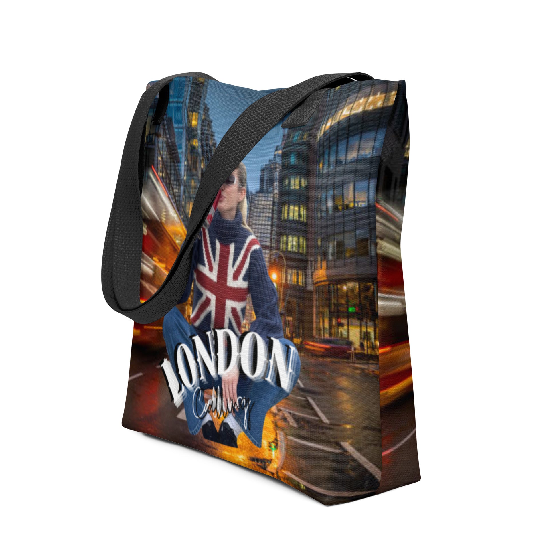 London Print Tote bag - Premium Tote Bags from Craftklart.store - Just $14! Shop now at Craftklart.store