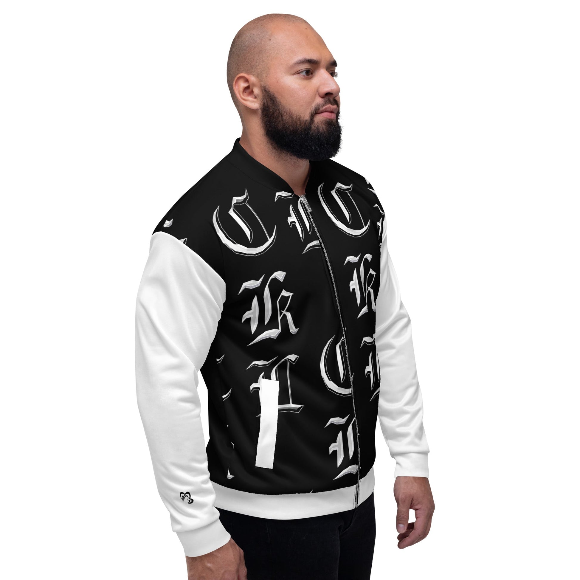 CKL Bomber Jacket (White Sleeve) - Premium Coats & Jackets from Craftklart - Just $48.0! Shop now at Craftklart