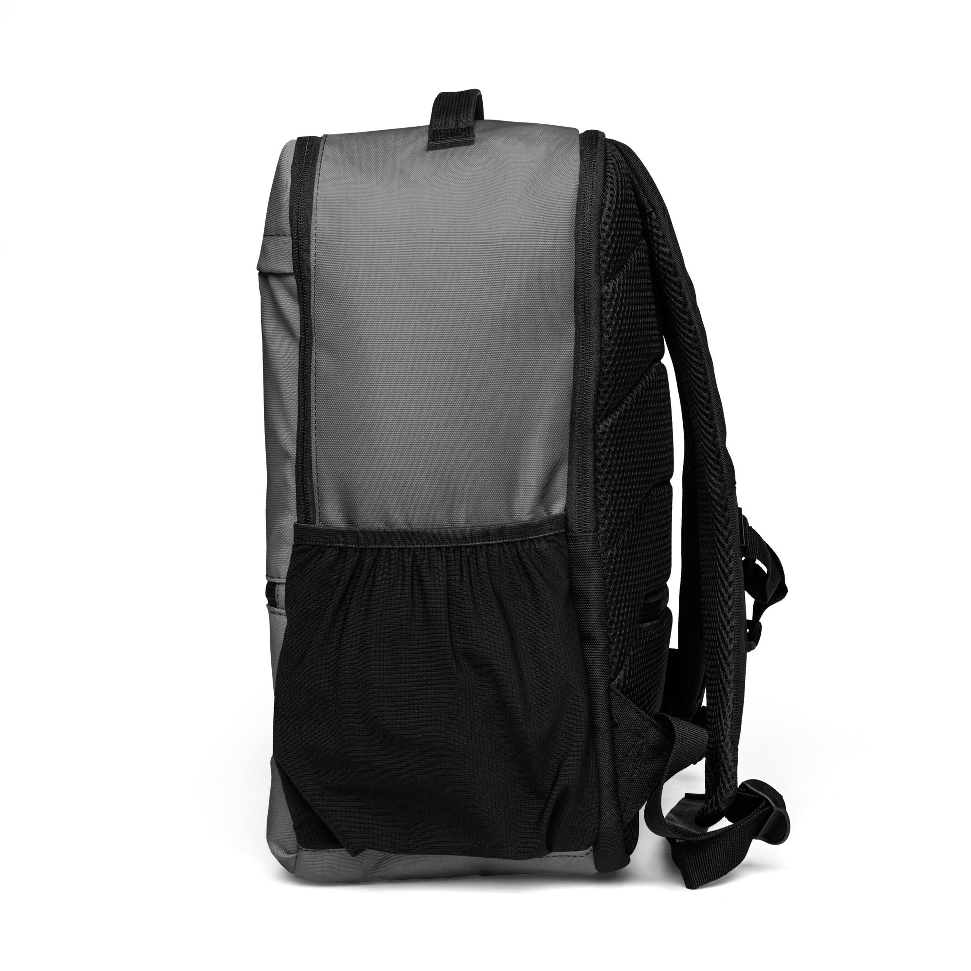 Urban Utility Backpack by Urban Fashion & Streetwear featuring an all-over black print and multiple compartments for everyday use.