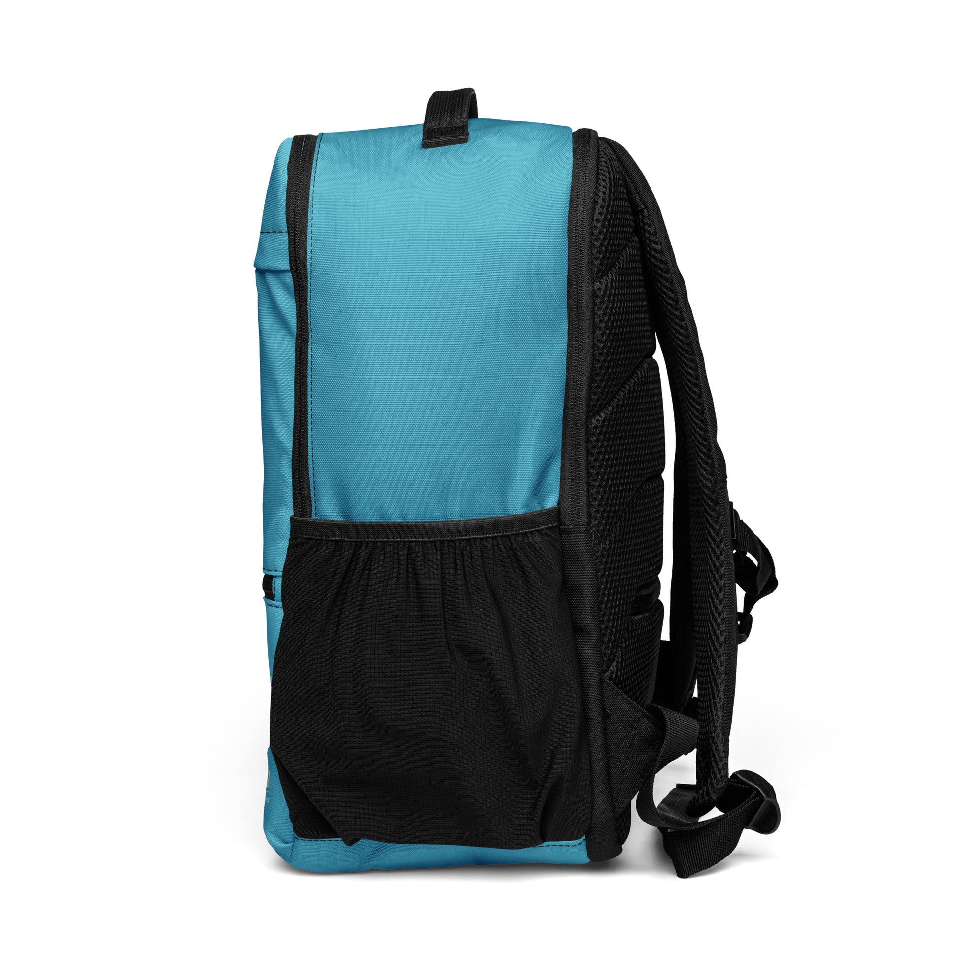 Urban Utility Backpack by Urban Fashion & Streetwear, black all-over print with multiple compartments and adjustable straps.
