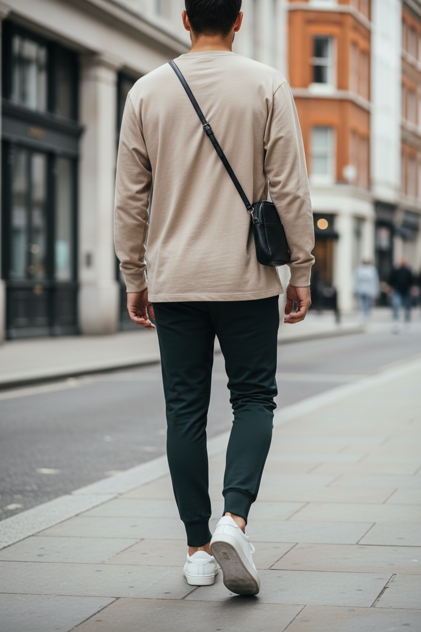 Men's Urban Tapered Joggers — Structured Streetwear