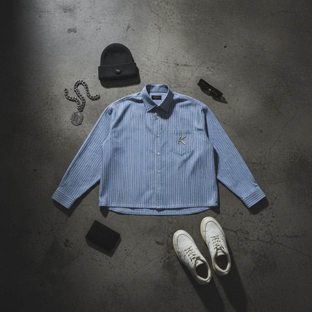 Boxy Striped Shirt — Relaxed Fit Everyday Essential