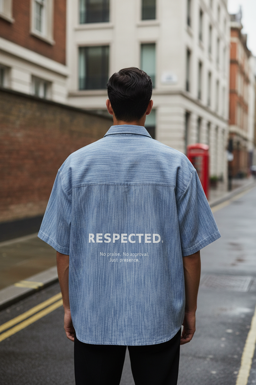 Boxy Vintage Wash Denim Shirt