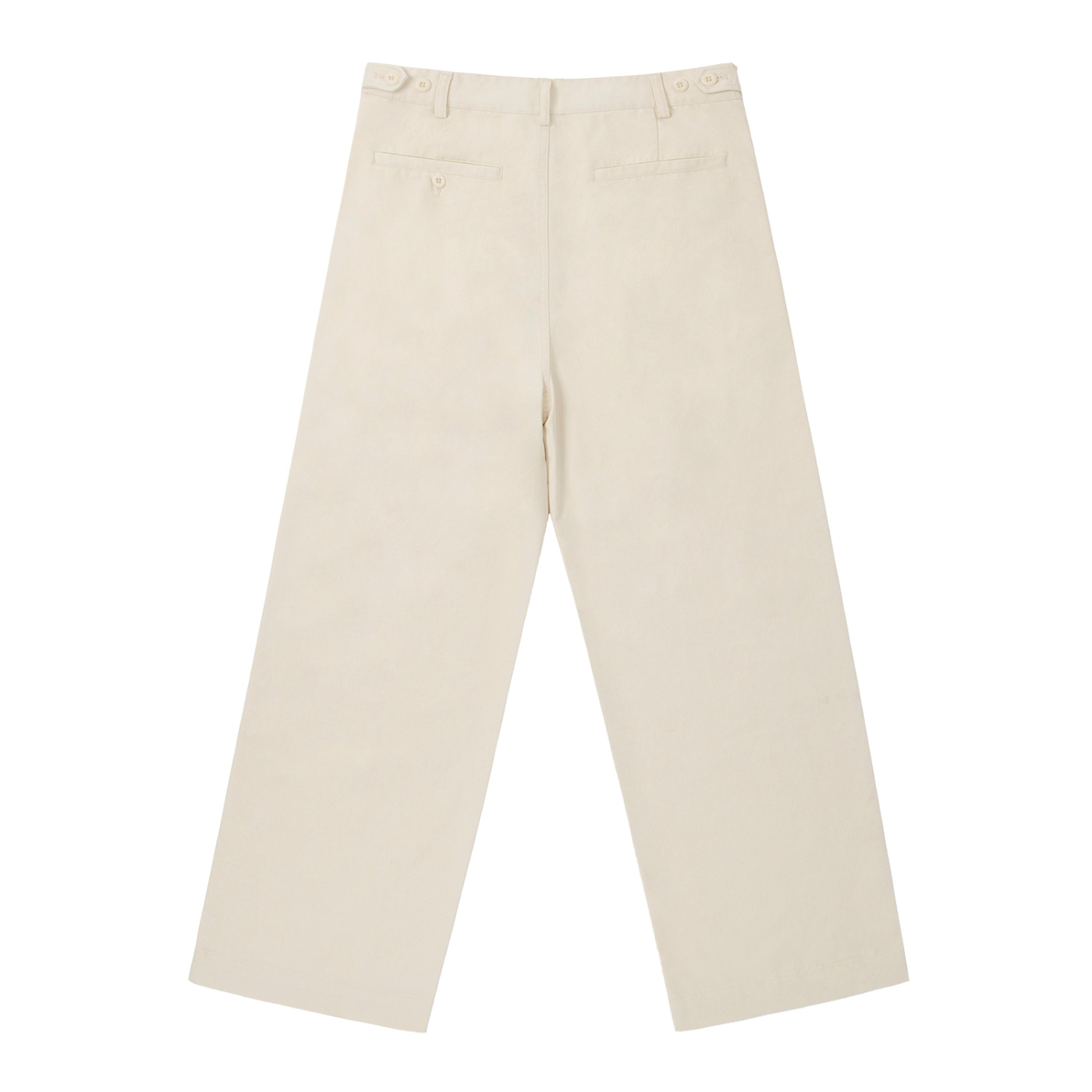 Adjustable Waist Straight-Leg Pants – Unisex