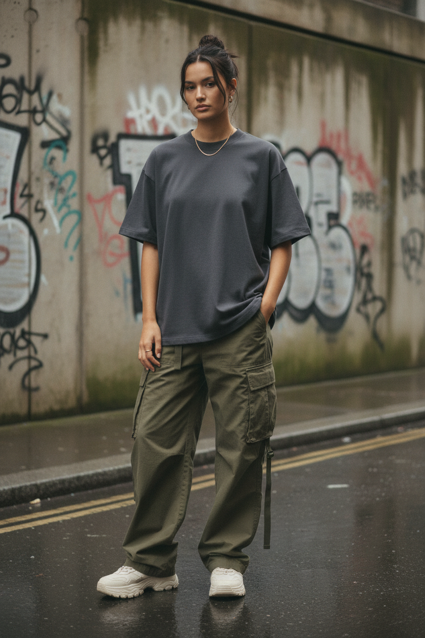 Heavyweight Boxy Oversized T-Shirt – 400GSM Unisex