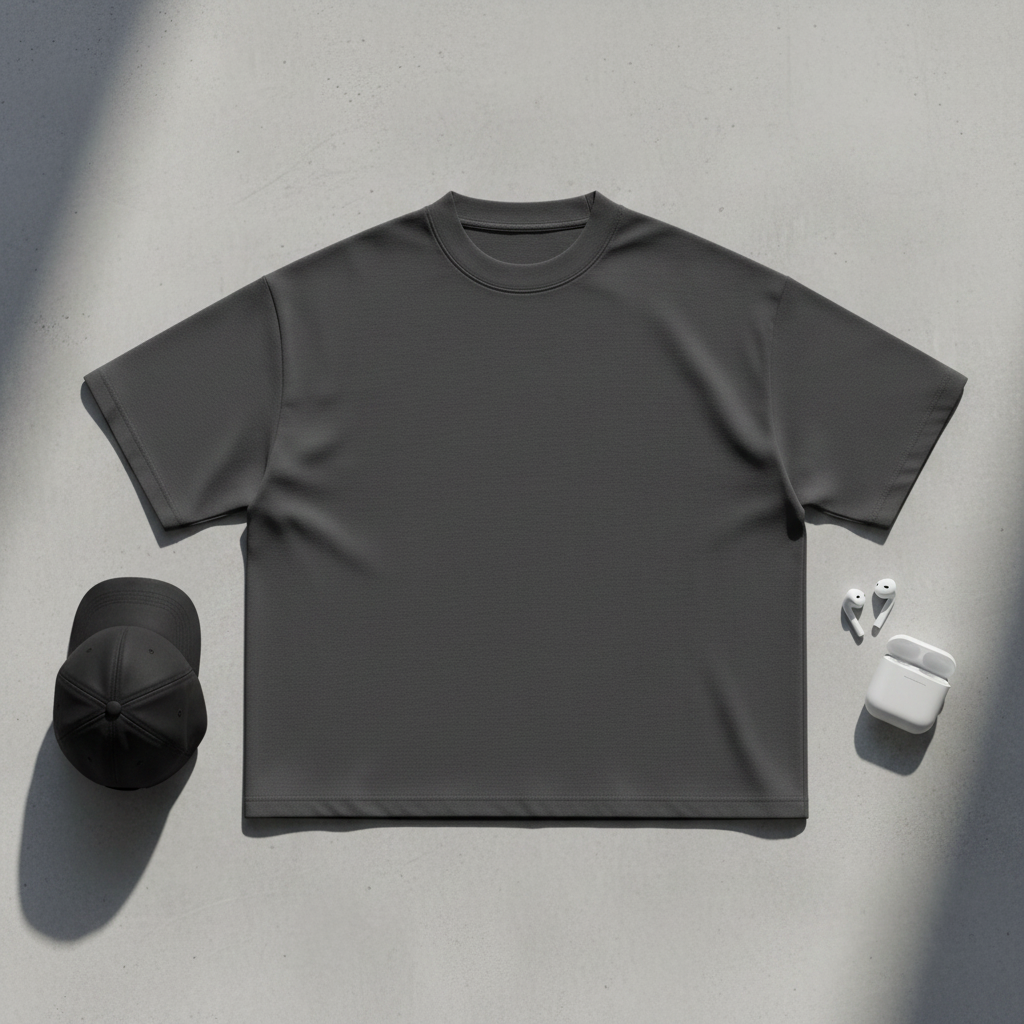 Heavyweight Boxy Oversized T-Shirt – 400GSM Unisex