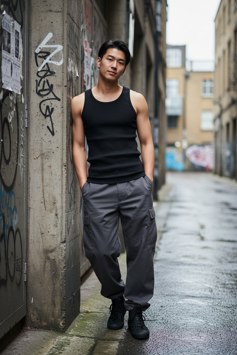 Heavyweight Rib Tank Top — 280GSM