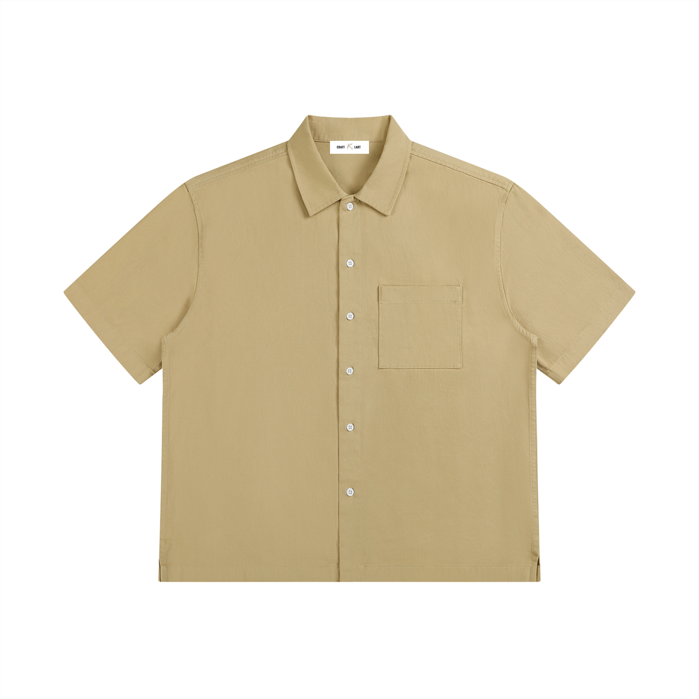 Boxy Patch Pocket Short Sleeve Shirt
