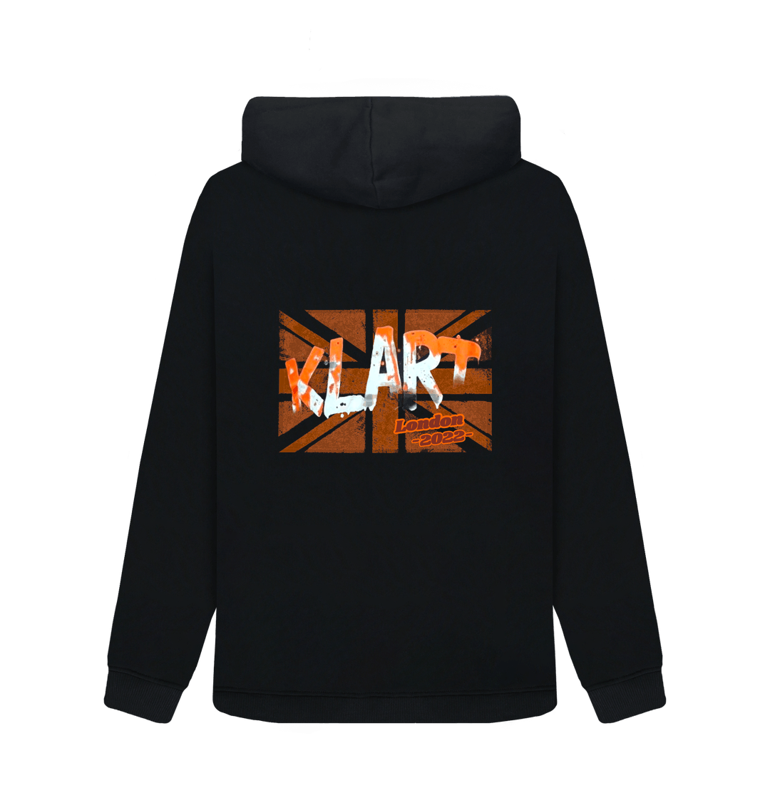 Black Zip hoody Back