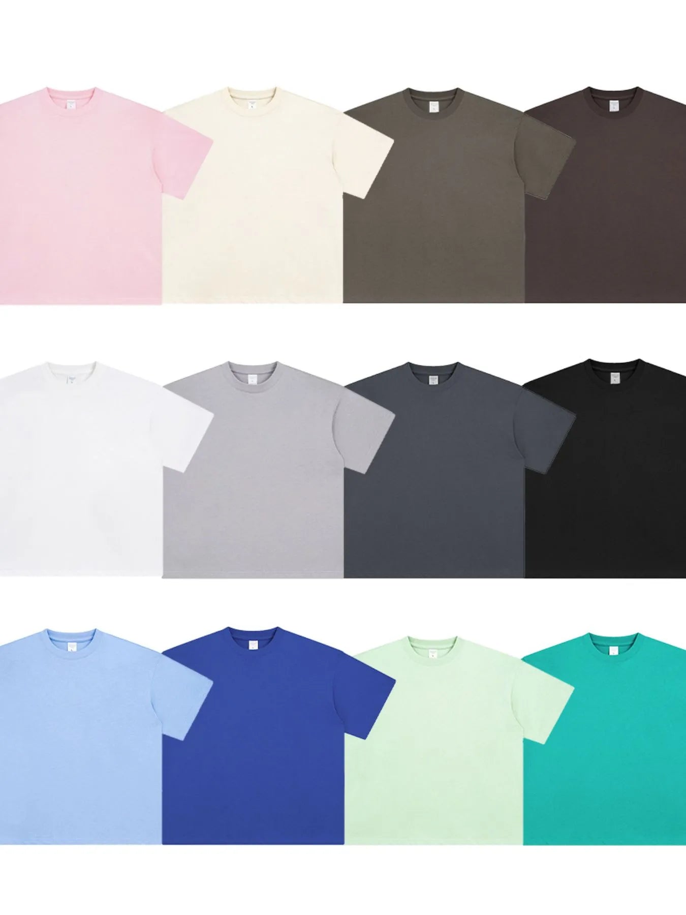 Men's Oversized Casual Round Neck T-Shirt - Premium T-Shirt from Trendsi - Just $23.19! Shop now at Craftklart.store