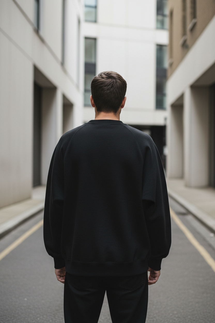 Essential Heavyweight Dolman Sleeve Boxy Sweatshirt