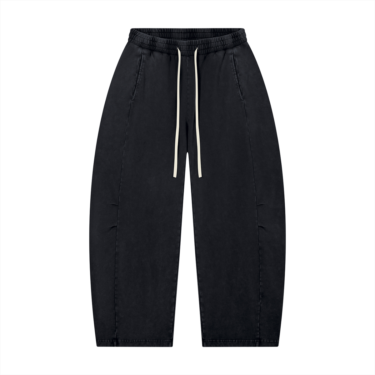 Mineral Wash Barrel Leg Pants