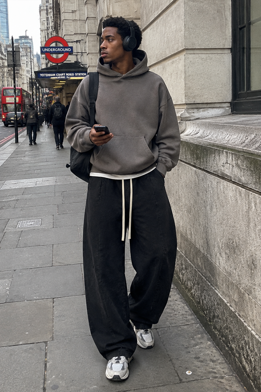 Craftklart Mineral Wash Barrel Pants