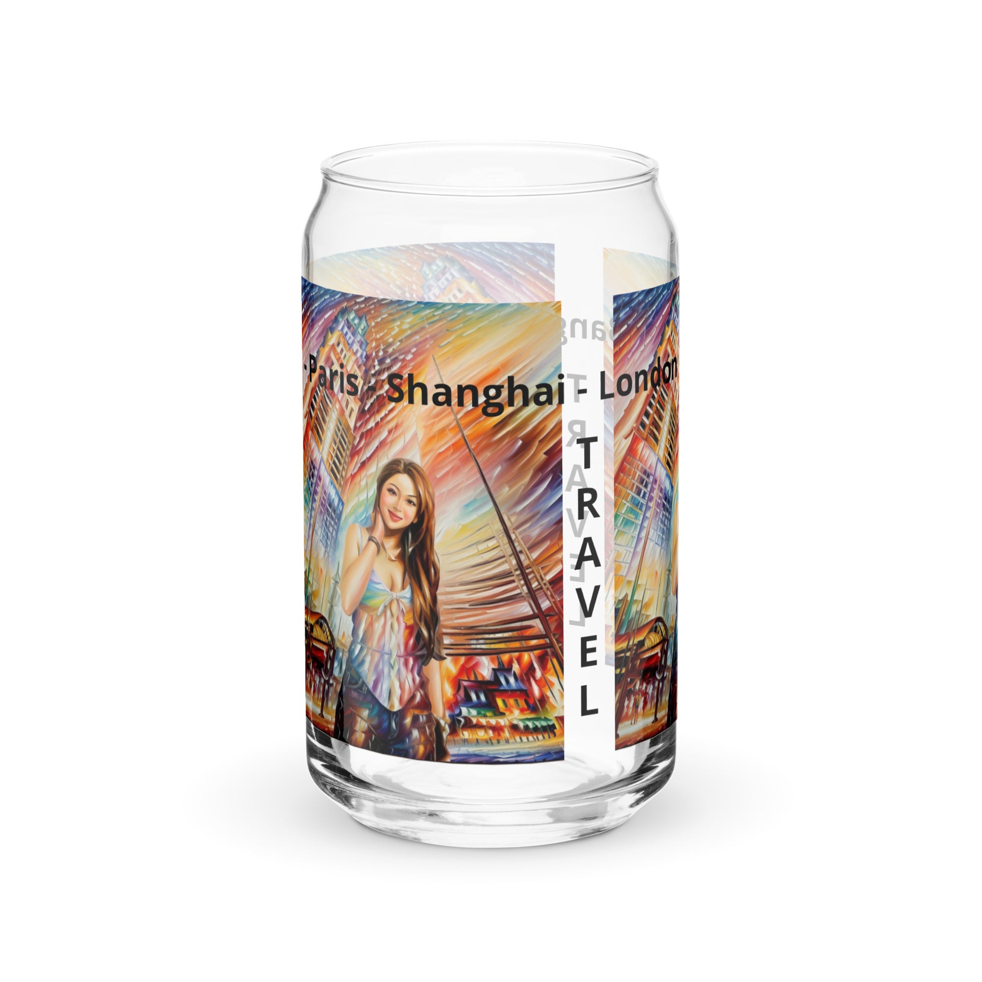 Travel Can-shaped glass - Premium Tumbler from Craftklart.store - Just $14! Shop now at Craftklart.store