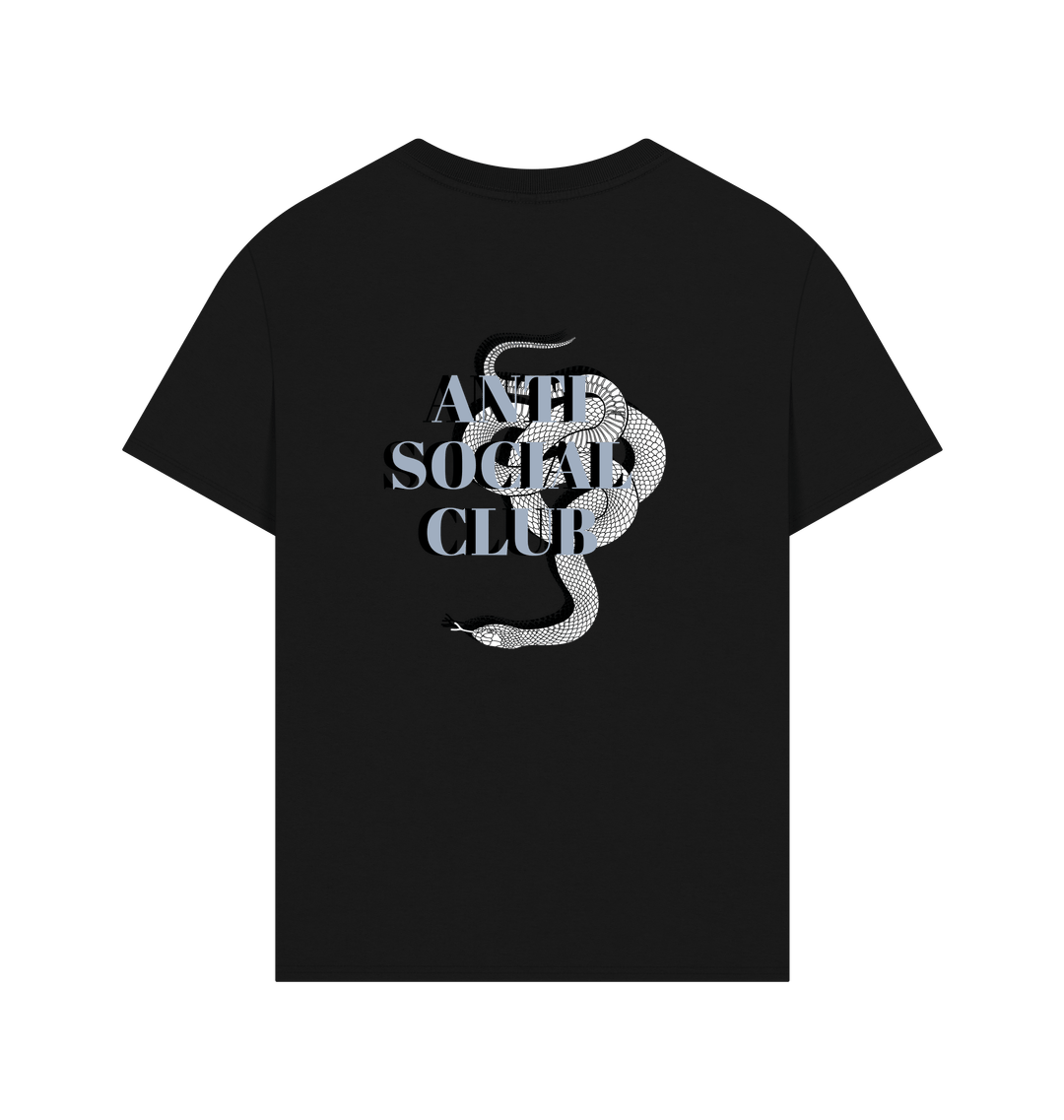 Black Printed T-shirt Back