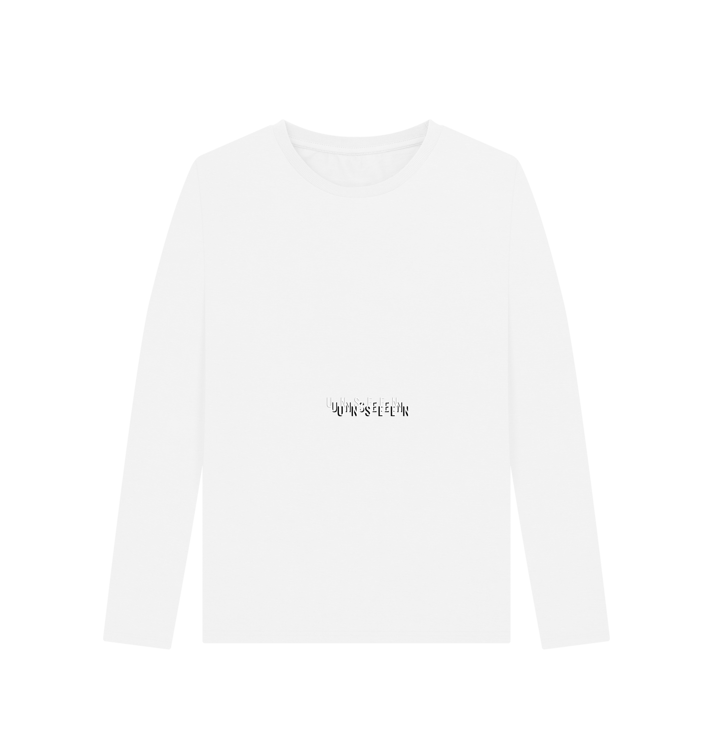 Printed CKL ladies long sleeve T-shirt featuring a stylish design on soft fabric, shown in a close-up view.