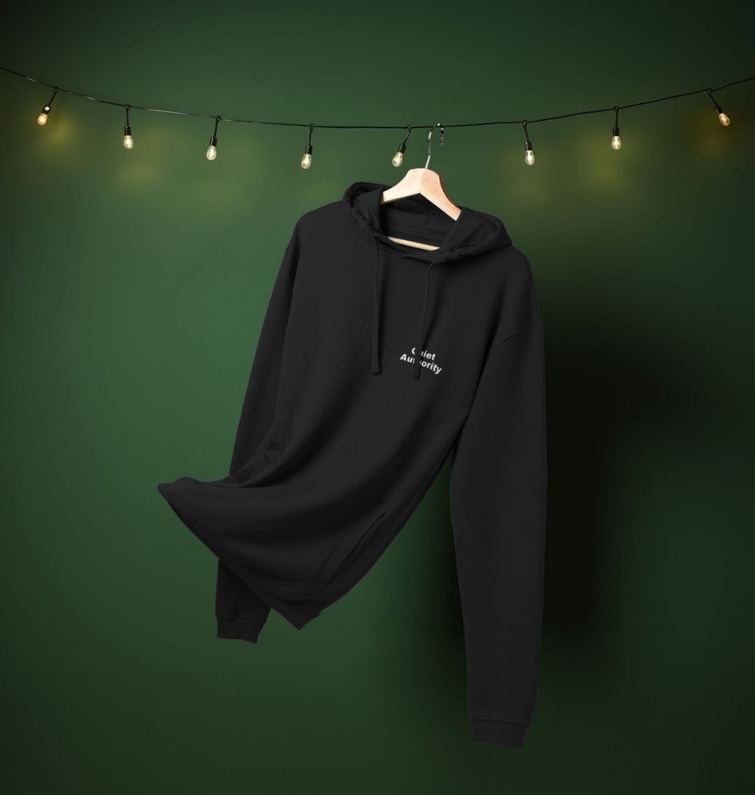 Quiet Authority Urban Shadow Hoodie | Minimalist Streetwear | Craftklart