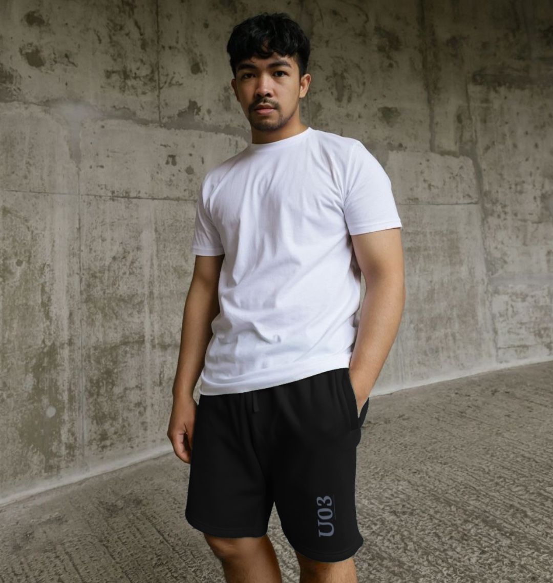 Men's Organic Cotton Shorts – Heavyweight Urban Streetwear Printed Shorts | Minimalist Streetwear | Craftklart