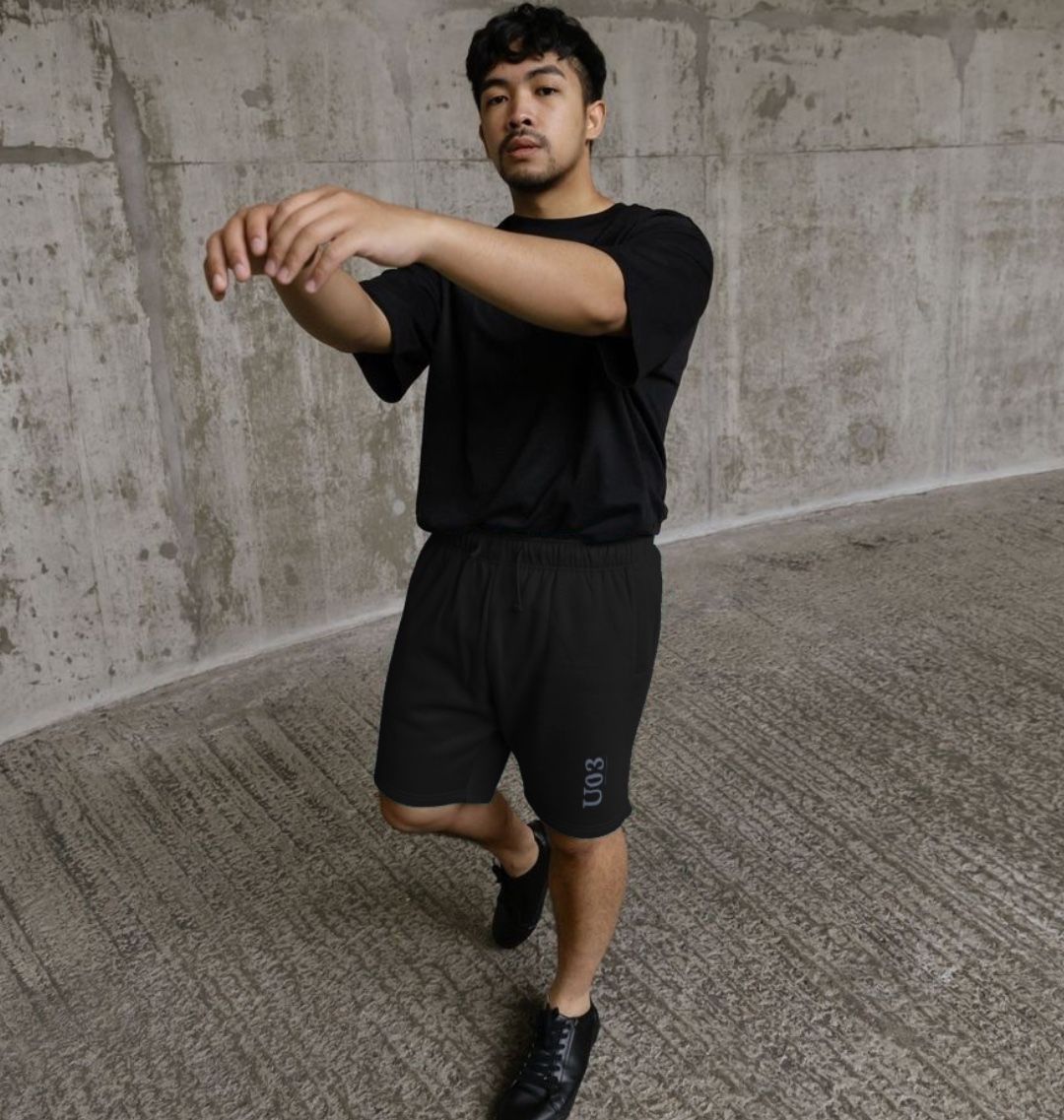 Men's Organic Cotton Shorts – Heavyweight Urban Streetwear Printed Shorts | Minimalist Streetwear | Craftklart