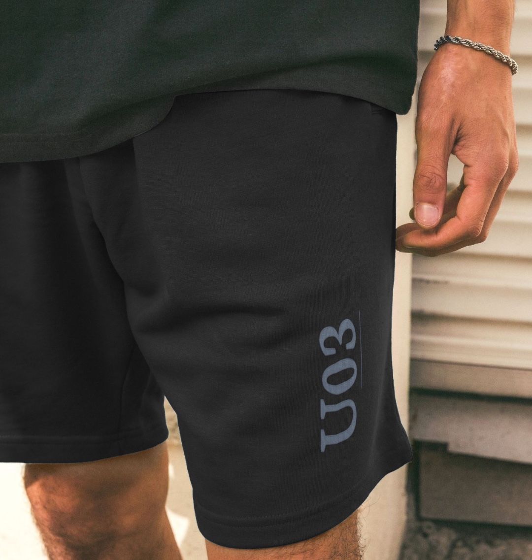 Men's Organic Cotton Shorts – Heavyweight Urban Streetwear Printed Shorts | Minimalist Streetwear | Craftklart