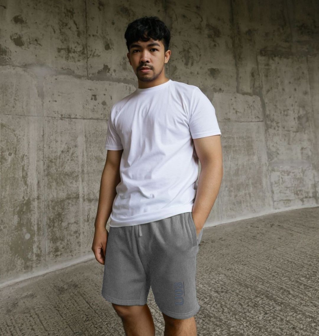Men's Organic Cotton Shorts – Heavyweight Urban Streetwear Printed Shorts | Minimalist Streetwear | Craftklart