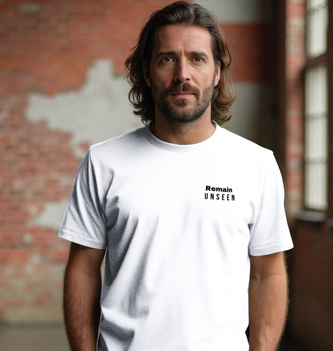 Remain Unseen Urban Cotton Tee | Minimalist Streetwear | Craftklart