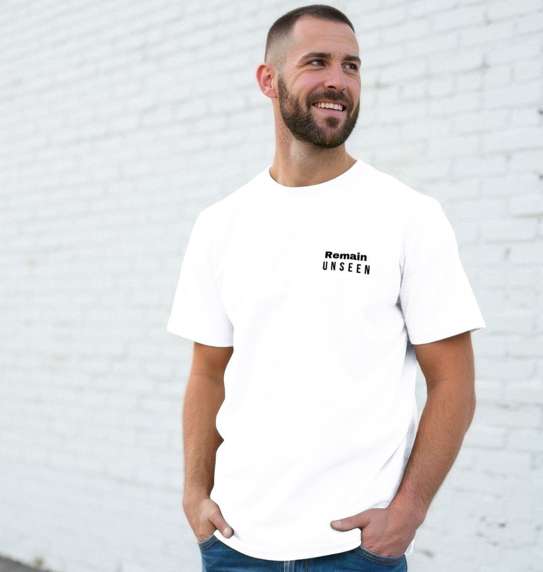 Remain Unseen Urban Cotton Tee | Minimalist Streetwear | Craftklart