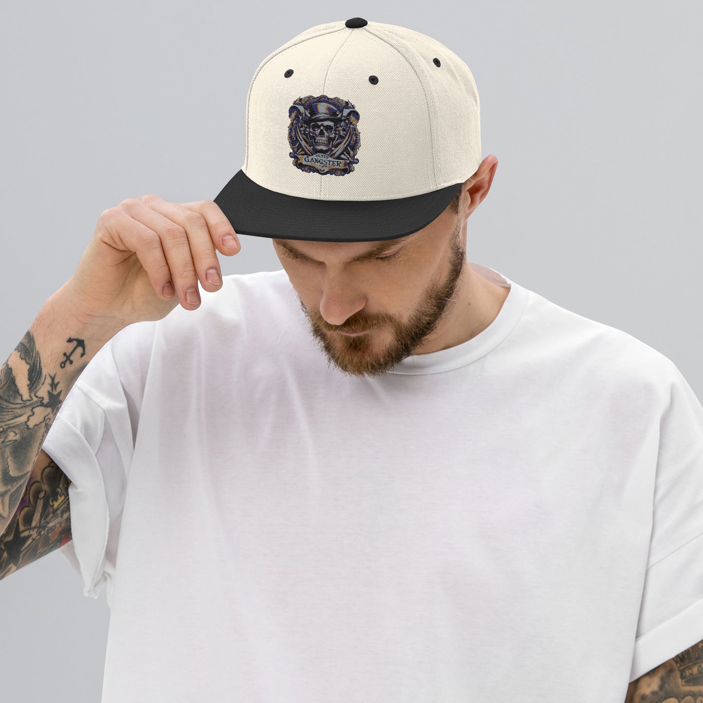 Gangster Snapback Hat - Premium Cap from Craftklart.store - Just $19.95! Shop now at Craftklart.store