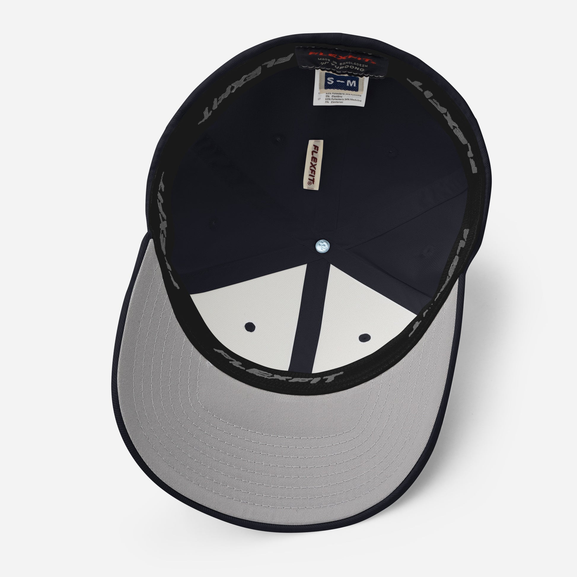 Dark navy Shadow Unseen Urban Structured Twill Cap with a closed-back design, featuring a fitted, durable twill construction.