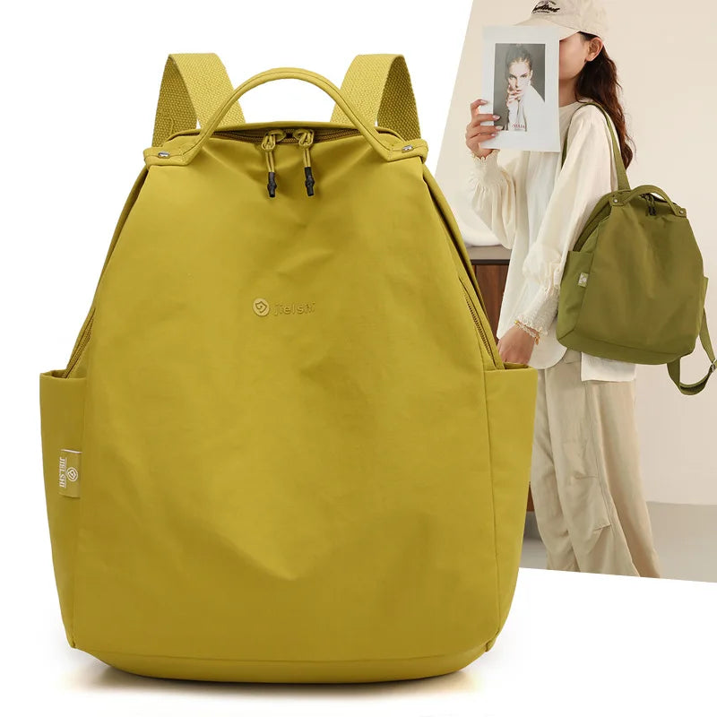Lightweight nylon backpack by Craftklart Dropship with large capacity, suitable for travel and school, unisex design.
