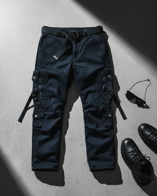 Men's Urban Cotton Multi Pocket Cargo Pants | Minimalist Streetwear | Craftklart