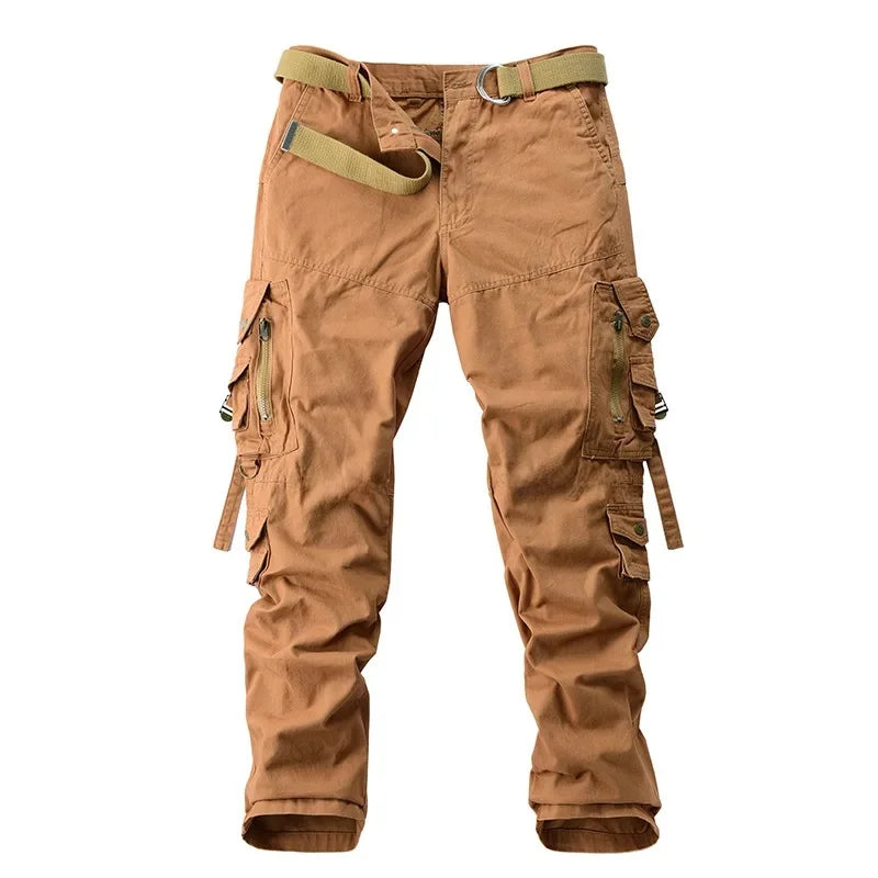 Men's Urban Cotton Multi Pocket Cargo Pants | Minimalist Streetwear | Craftklart