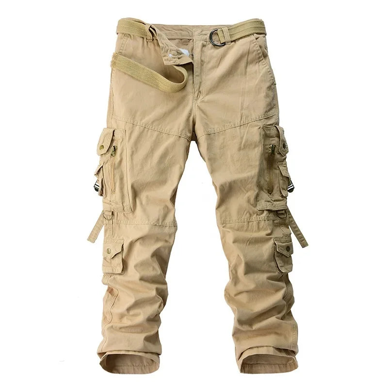 Men's Urban Cotton Multi Pocket Cargo Pants | Minimalist Streetwear | Craftklart