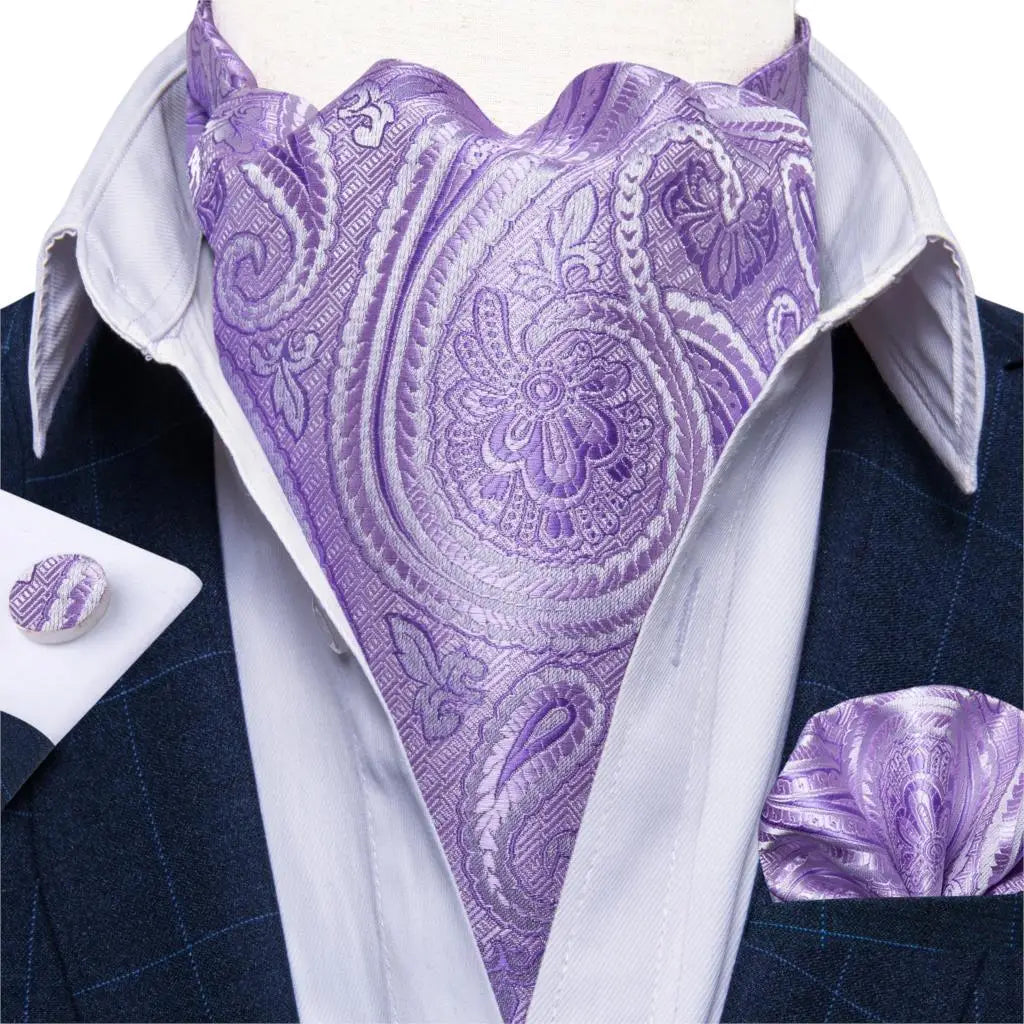 Men's Urban Accessories Premium Silk Ascot Tie | Minimalist Streetwear | Craftklart