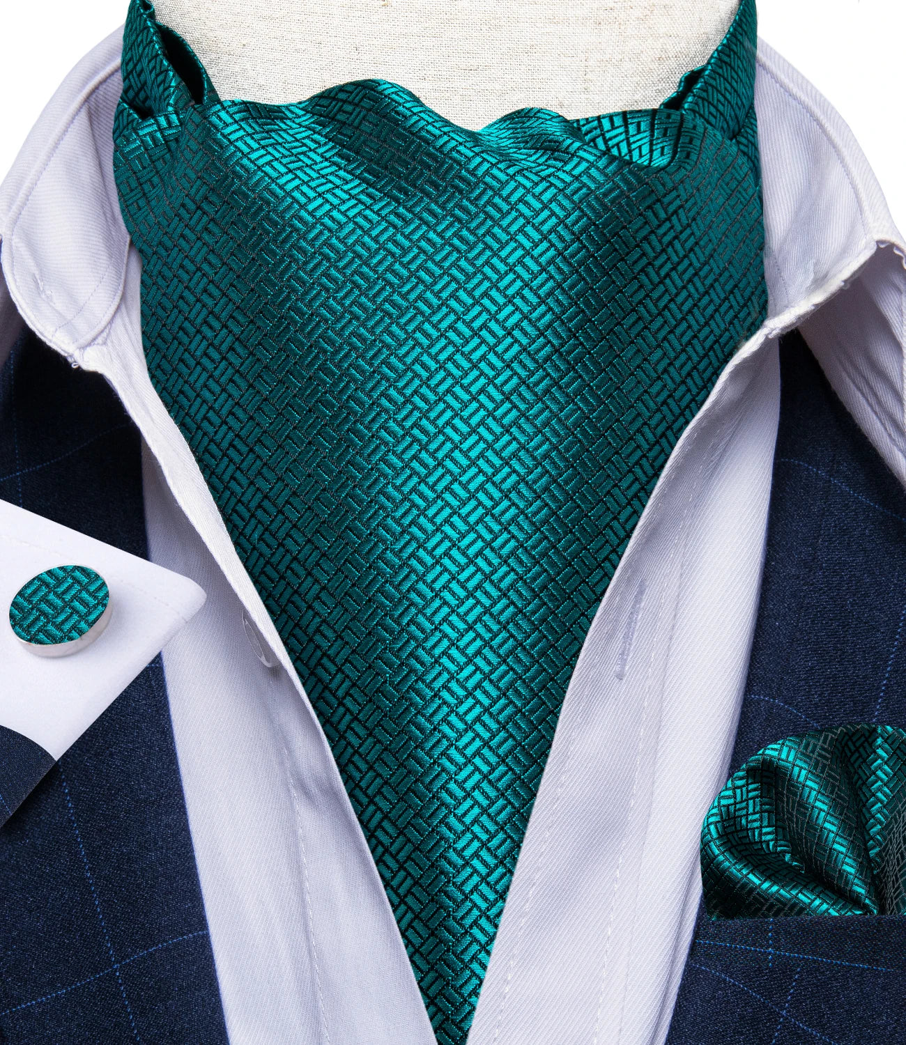 Men's Urban Accessories Premium Silk Ascot Tie | Minimalist Streetwear | Craftklart