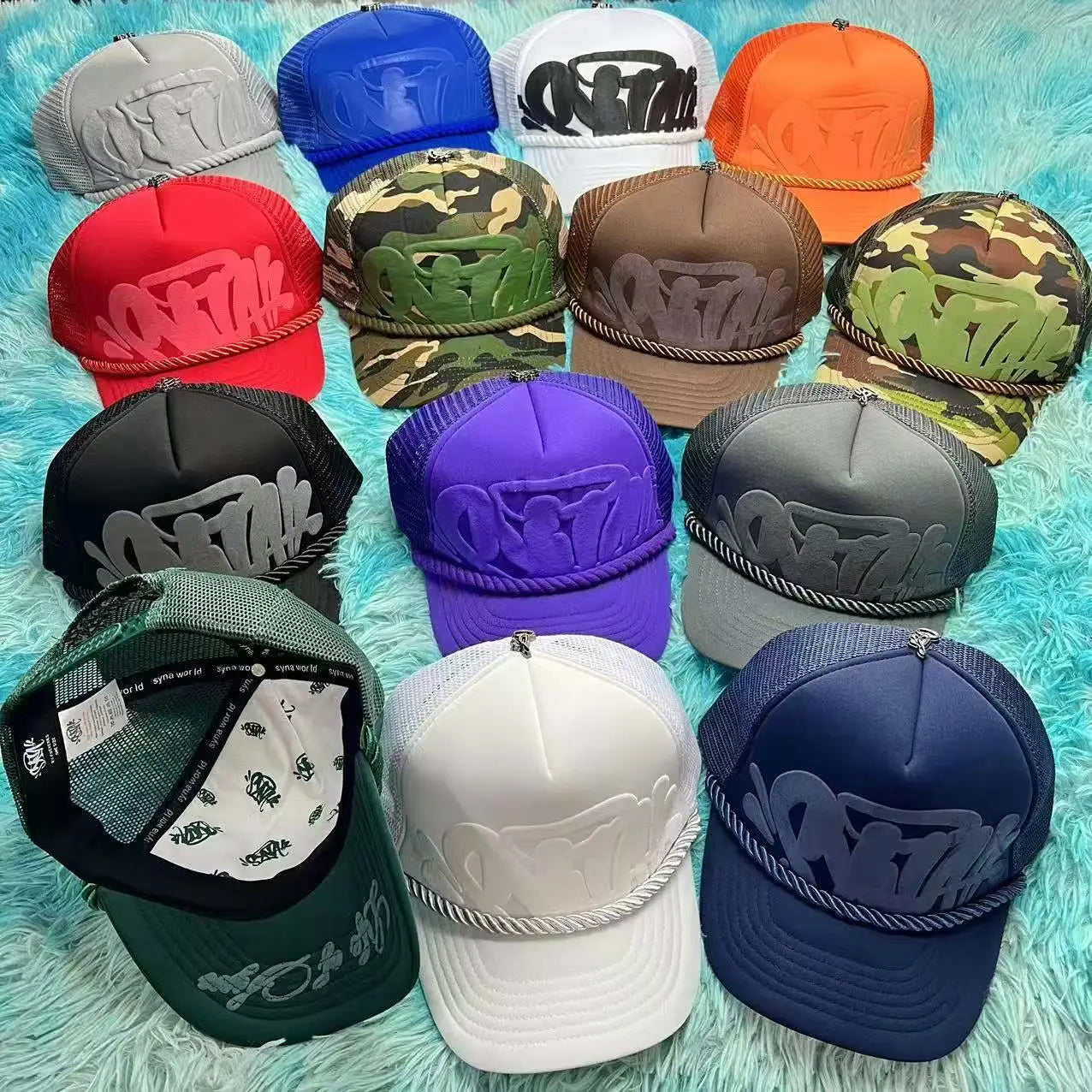 Urban streetwear foam letter embroidery wide brim cap by Craftklart Dropship, showing breathable fabric and stylish design.
