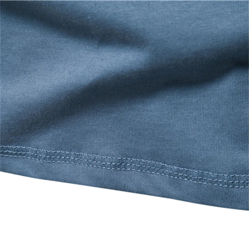 Men's Henley Collar Long Sleeve T-Shirt – 100% Cotton | Minimalist Streetwear | Craftklart