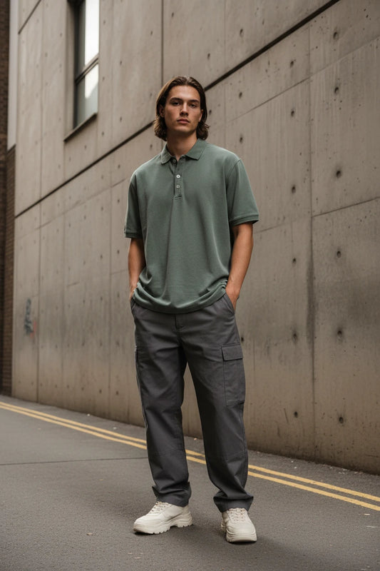 Quiet Authority Polo – Solid Colour | Minimalist Streetwear | Craftklart
