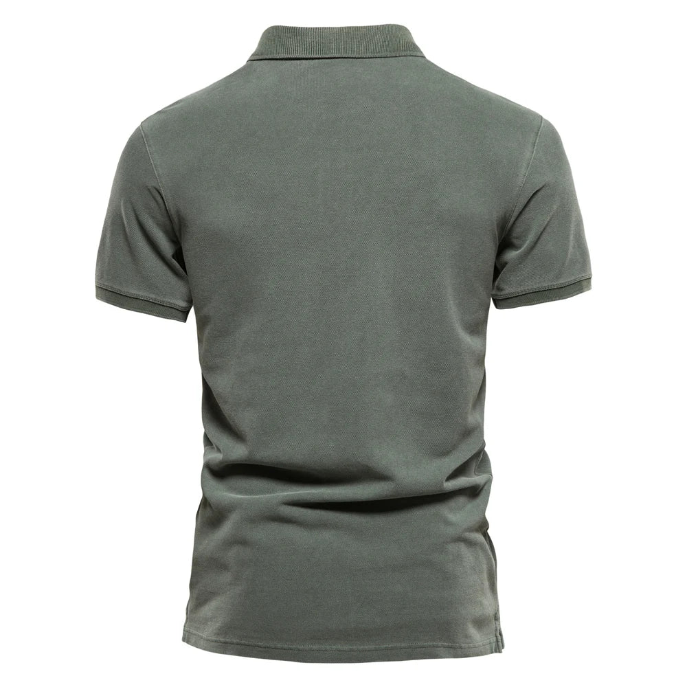 Quiet Authority Polo – Solid Colour | Minimalist Streetwear | Craftklart