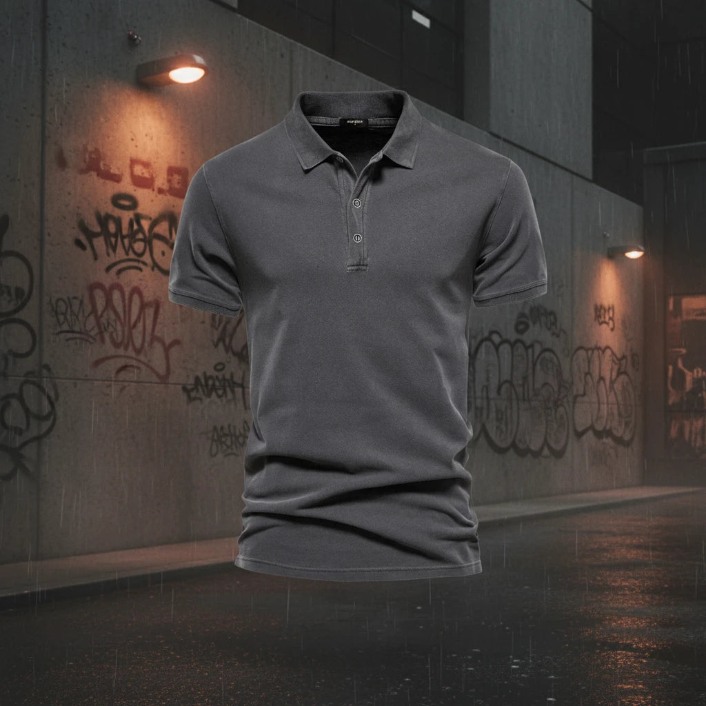 Quiet Authority Polo – Solid Colour | Minimalist Streetwear | Craftklart