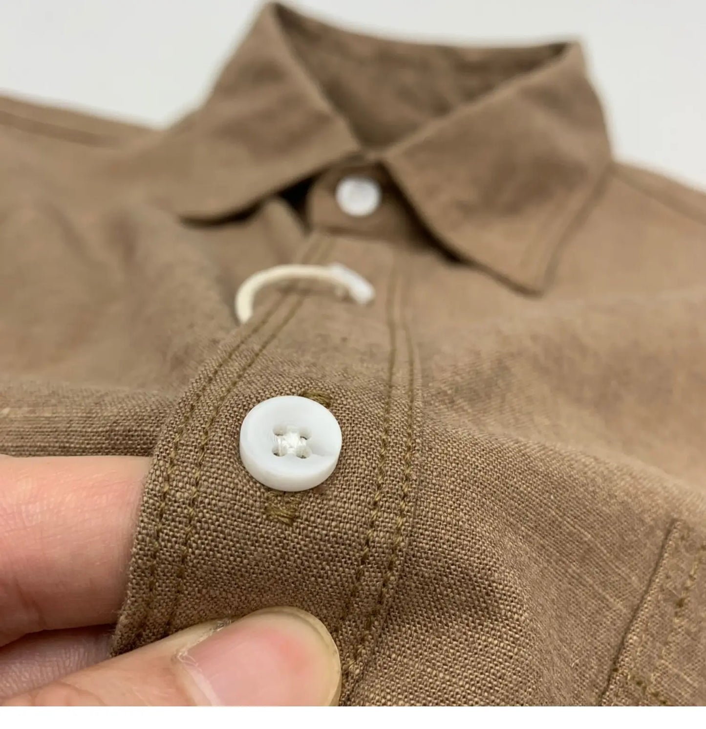 Men's Cotton-Linen Long-Sleeve Shirt – Loose Fit Casual Blouse | 6 Colours | Minimalist Streetwear | Craftklart
