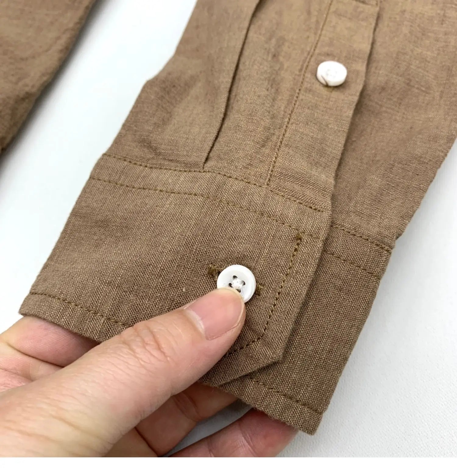 Men's Cotton-Linen Long-Sleeve Shirt – Loose Fit Casual Blouse | 6 Colours | Minimalist Streetwear | Craftklart