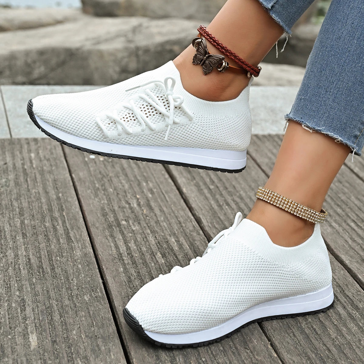 Women Urban Yellow Casual Breathable Sneakers | Minimalist Streetwear | Craftklart