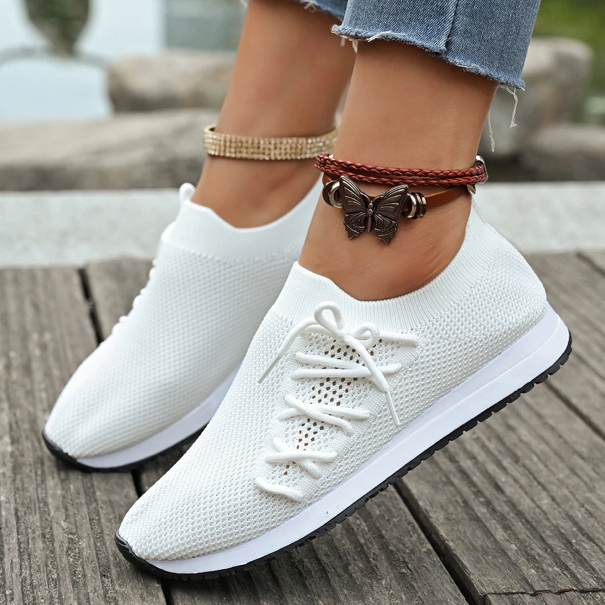 Women Urban Yellow Casual Breathable Sneakers | Minimalist Streetwear | Craftklart