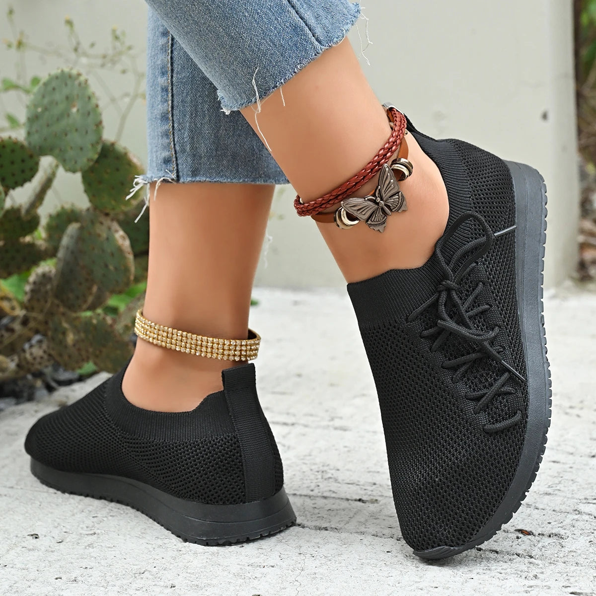Women Urban Yellow Casual Breathable Sneakers | Minimalist Streetwear | Craftklart